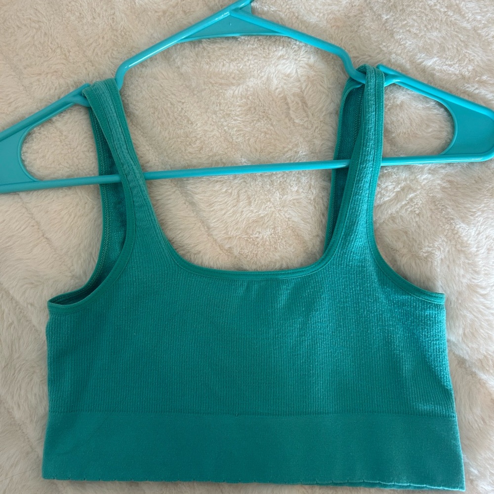 Anthropologie Teal Tank Top